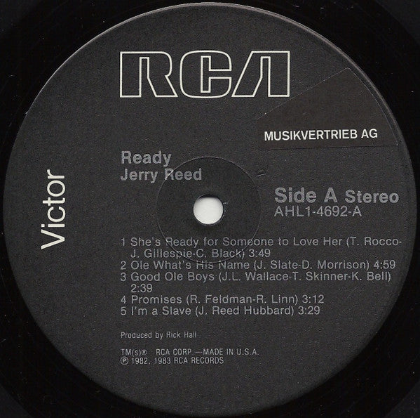 Jerry Reed : Ready (LP, Album)