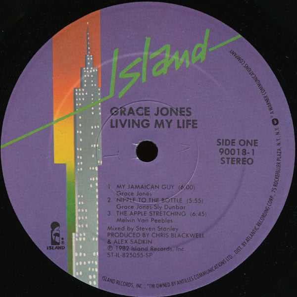 Grace Jones : Living My Life (LP, Album, Spe)