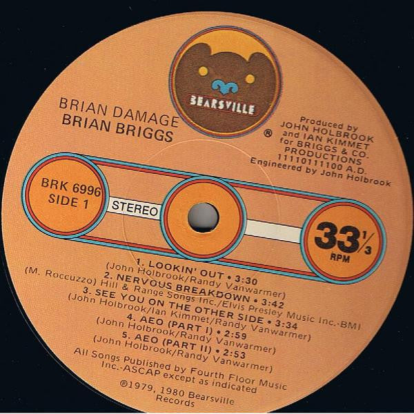 Brian Briggs : Brian Damage (LP, Album)