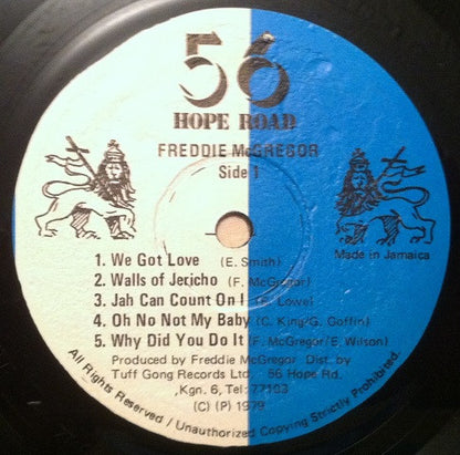 Freddy McGregor* : Freddy McGregor (LP, Album)