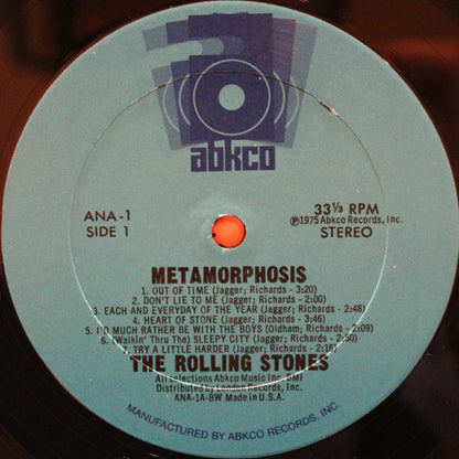 The Rolling Stones : Metamorphosis (LP, Comp, Bes)