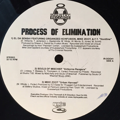 Various : Process Of Elimination (2xLP, Comp)