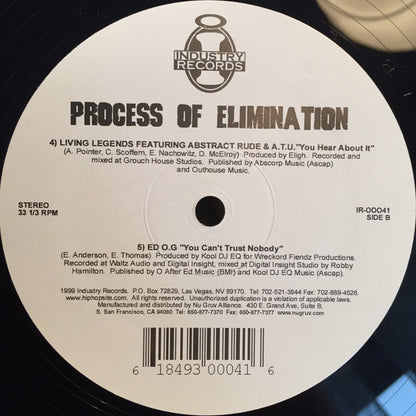 Various : Process Of Elimination (2xLP, Comp)