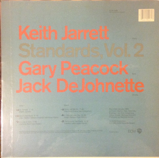 Keith Jarrett, Gary Peacock, Jack DeJohnette : Standards, Vol. 2 (LP, Album)