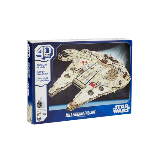 Star Wars Millennium Falcon model kit packaging 