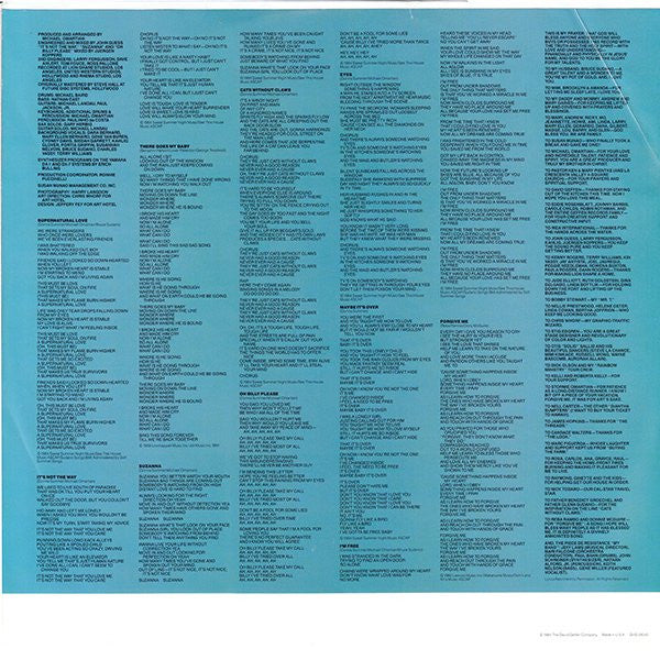 Donna Summer : Cats Without Claws (LP, Album, Ltd, Promo, Qui)