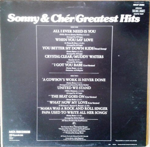 Sonny & Cher : Greatest Hits (LP, Comp)