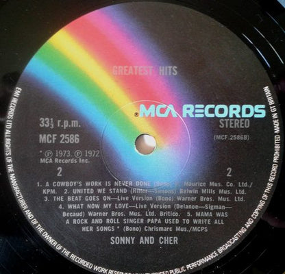 Sonny & Cher : Greatest Hits (LP, Comp)