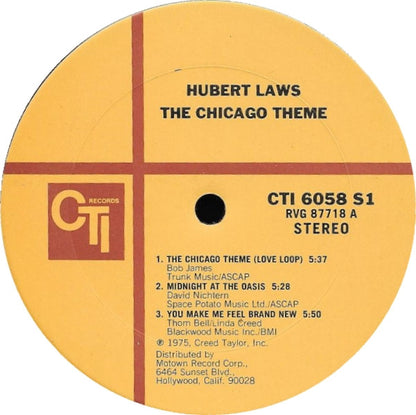 Hubert Laws : The Chicago Theme (LP, Album, Gat)