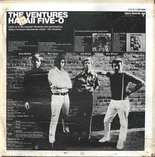 The Ventures : Hawaii Five-O (LP, Album, All)
