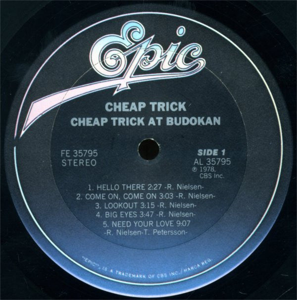 Cheap Trick : Cheap Trick At Budokan (LP, Album, Ter)