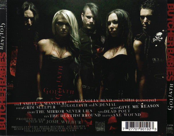 Butcher Babies : Goliath (CD, Album)