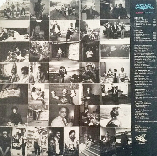 Powder Blues : Red Hot/True Blue (LP, Album)