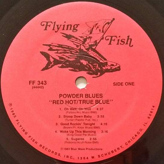Powder Blues : Red Hot/True Blue (LP, Album)