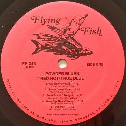 Powder Blues : Red Hot/True Blue (LP, Album)