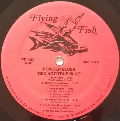 Powder Blues : Red Hot/True Blue (LP, Album)