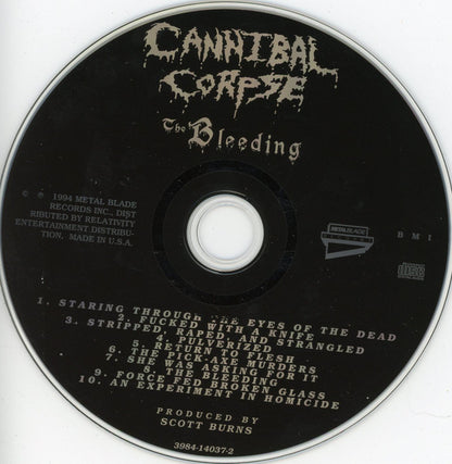 Cannibal Corpse : The Bleeding (CD, Album, RE)