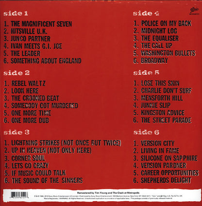 The Clash : Sandinista! (3xLP, Album, RE, RM, 180)