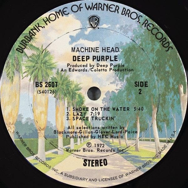 Deep Purple : Machine Head (LP, Album, RP, Ter)