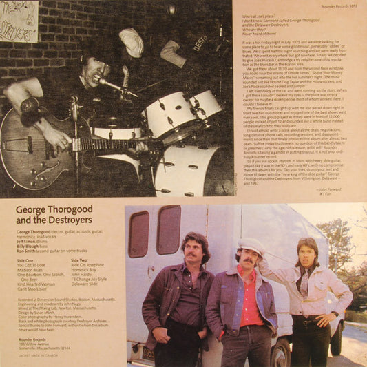 George Thorogood And The Destroyers* : George Thorogood And The Destroyers (LP, Album, RE)