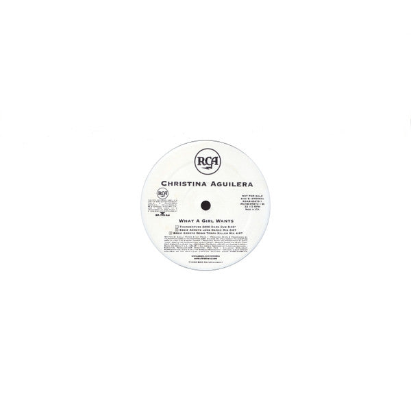 Christina Aguilera : What A Girl Wants (12", Promo)
