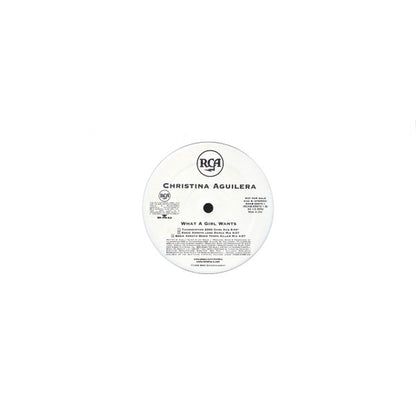Christina Aguilera : What A Girl Wants (12", Promo)
