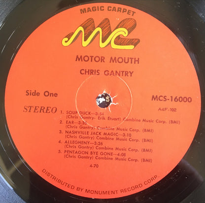 Chris Gantry : Motor Mouth (LP, Album)