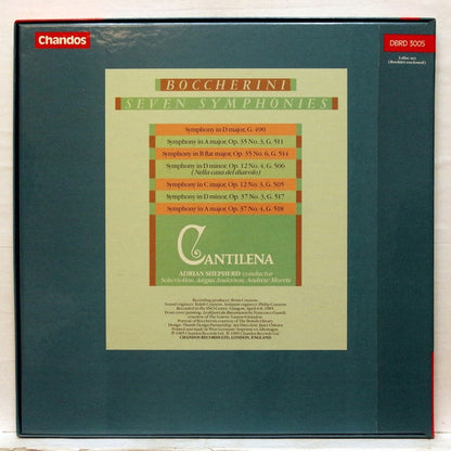 Boccherini*, Cantilena, Adrian Shepherd : Seven Symphonies (Box + 3xLP)