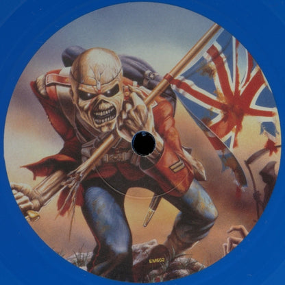 Iron Maiden : The Trooper (7", Single, Ltd, Blu)