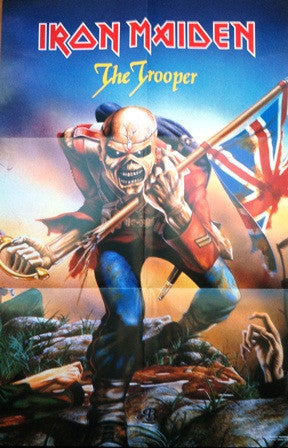 Iron Maiden : The Trooper (7", Single, Ltd, Blu)
