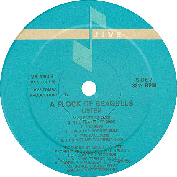 A Flock Of Seagulls : Listen (LP, Album, Hau)