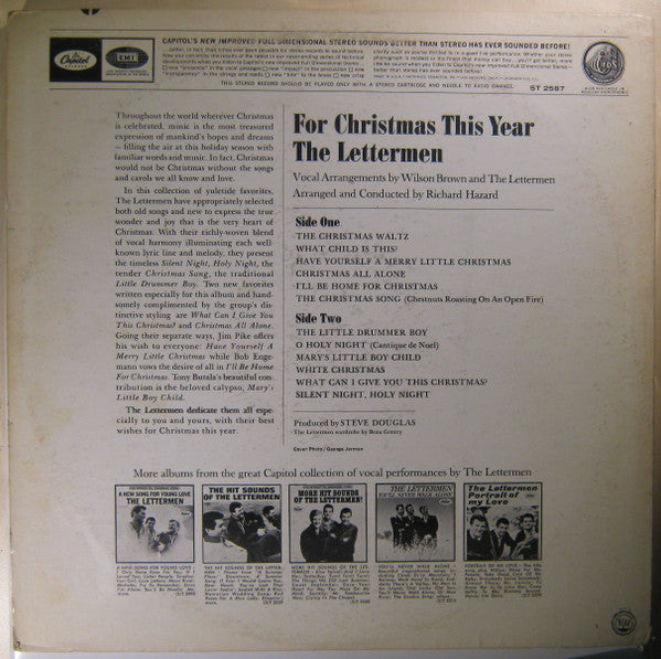 The Lettermen : For Christmas This Year (LP, Album, San)