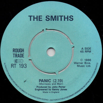 Smiths* : Panic (7", Single, MPO)