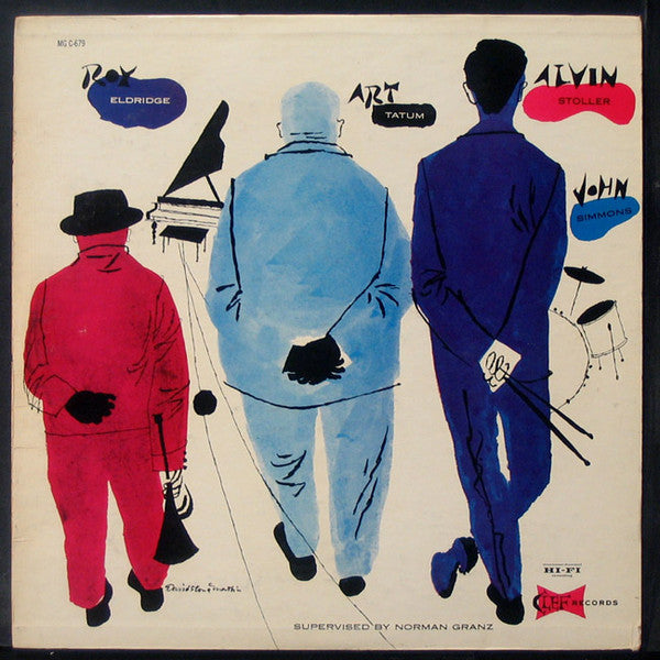 Art Tatum, Roy Eldridge, Alvin Stoller, John Simmons : The Art Tatum - Roy Eldridge - Alvin Stoller - John Simmons Quartet (LP, Mono)