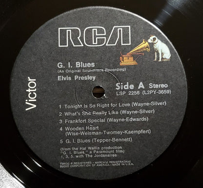 Elvis Presley : G. I. Blues (LP, Album, RE)