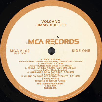 Jimmy Buffett : Volcano (LP, Glo)