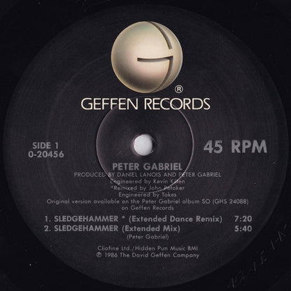 Peter Gabriel : Sledgehammer (12", Maxi, Spe)