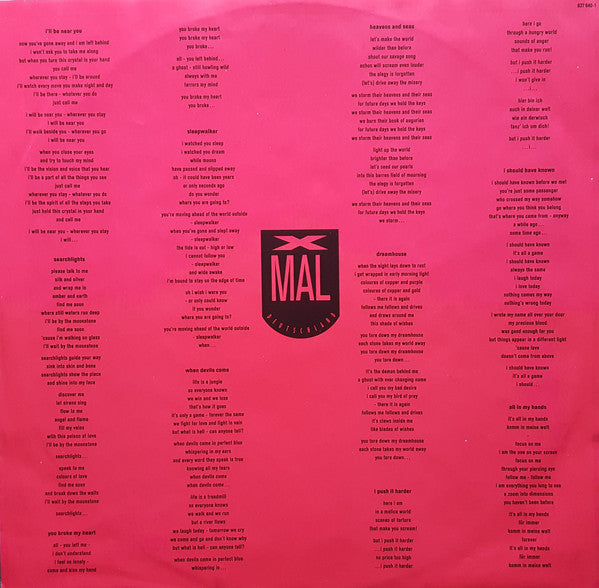 X Mal Deutschland : Devils (LP, Album)