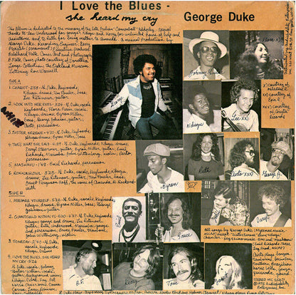 George Duke : I Love The Blues, She Heard My Cry (LP, Album)