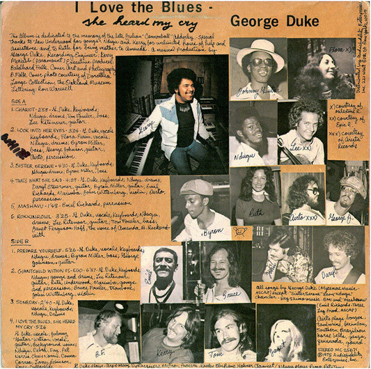 George Duke : I Love The Blues, She Heard My Cry (LP, Album)