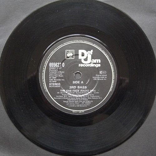 3rd Bass : The Gas Face (7", Single)