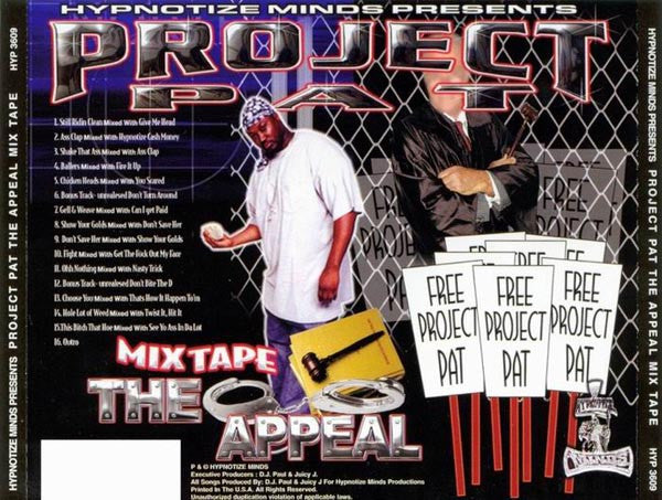 Project Pat : The Appeal Mix Tape (CD, Mixtape)