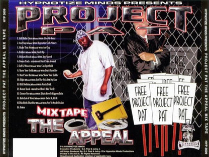Project Pat : The Appeal Mix Tape (CD, Mixtape)