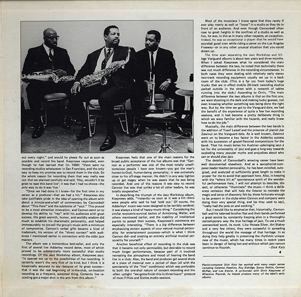 Cannonball Adderley Featuring Nat Adderley : Coast To Coast (2xLP, Comp, Gat)
