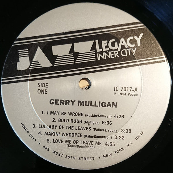 Gerry Mulligan : Gerry Mulligan (LP, Comp)