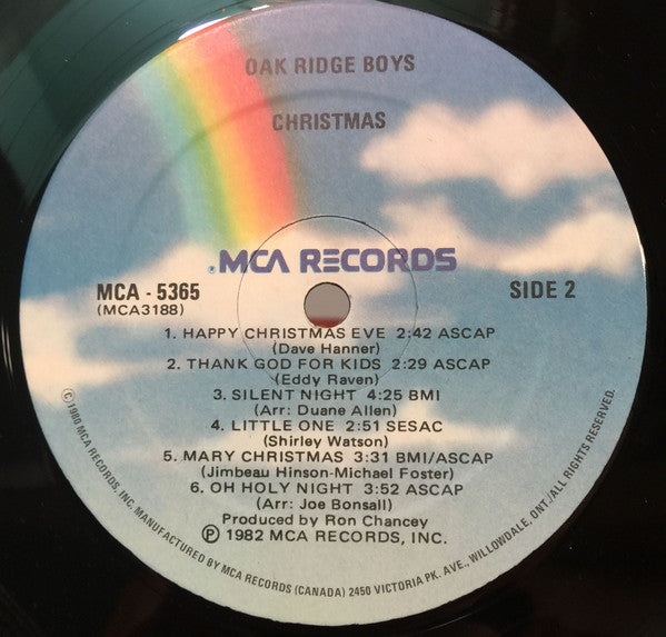 The Oak Ridge Boys : Christmas (LP, Album)