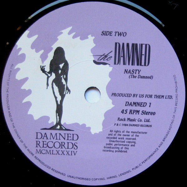 The Damned : Thanks For The Night (7", Single)