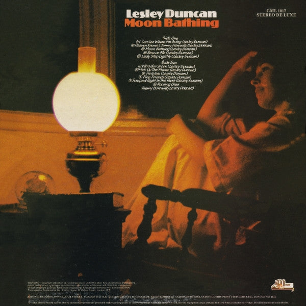 Lesley Duncan : Moon Bathing (LP, Album)