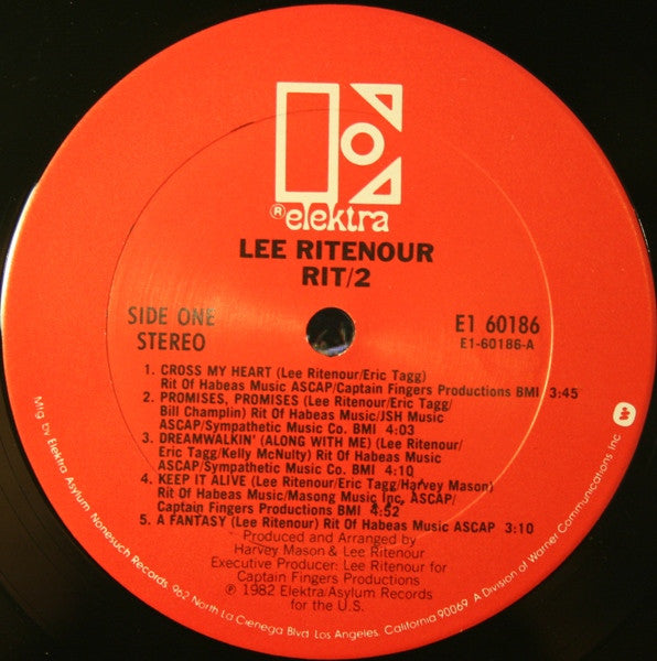 Lee Ritenour : Rit/2 (LP, Album, Club)