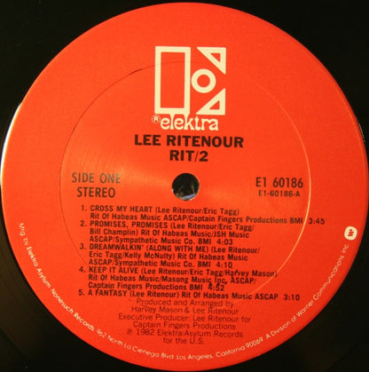 Lee Ritenour : Rit/2 (LP, Album, Club)